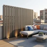 Placă gard WPC maro cu dungi, 20x150mm, 2.5ml, Virtuoso 4 Placă gard WPC maro cu dungi, 20x150mm, 2.5ml, Virtuoso