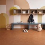 Covor PVC Padua 565 heterogen vinil rezistent Isafe 70 culoare portocaliu rugină