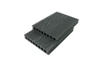 Deck terasa piscina WPC gri inchis, gol rotund rezistenta sporita, 150x25mm, 4ml, Virtuoso