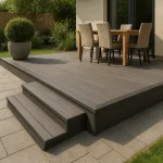Profil L, deck WPC 3D, 55×45 mm 4ml, gri închis, Virtuoso
