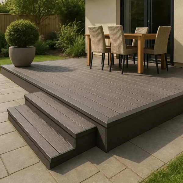 Profil L, deck WPC 3D, 55x45 mm 4ml, gri închis, Virtuoso