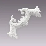 Colțar Poliuretan model sculptural, Durotec B104-9, 26.5 x 26.5 x 3 cm
