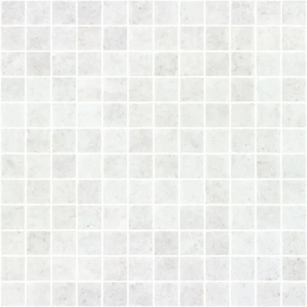 Mozaic sticla piscina alb Polaris, Sand Rock, SQUAMERS, 311x467 mm