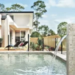 Mozaic piscina gri deschis, Sand Rock Zement, SQUAMERS, 311x467 mm