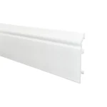 Plintă din polimer albă, finisaje interioare, Opal PPOP100, 220x10x1.6 cm
