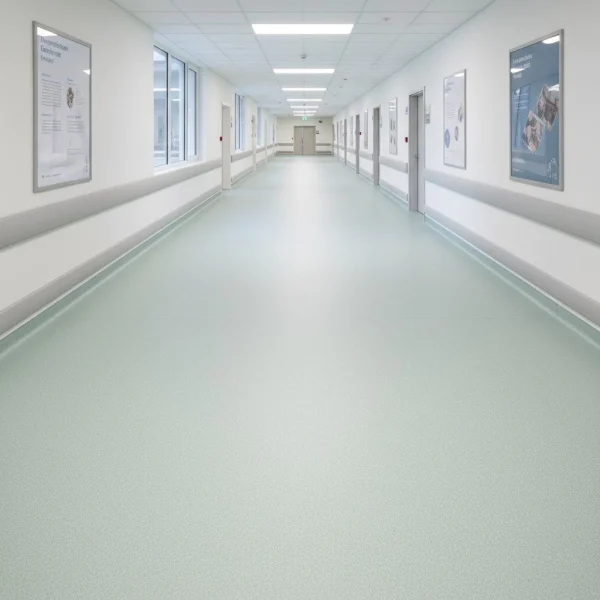 Covor PVC gri deschis trafic comercial intens, 2 mm, Tarkett Spark A09 - Covor pvc & linoleum