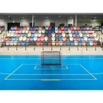Covor PVC sportiv verde deschis Uni Lime Omnisports Speed 3,45 mm Tarket