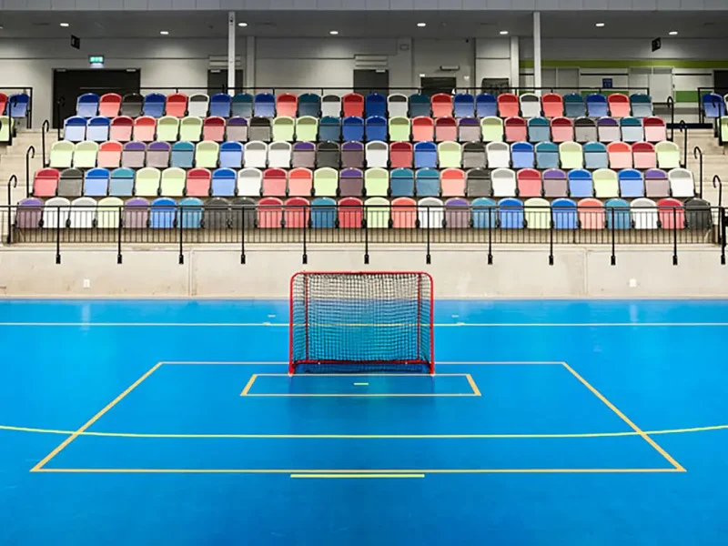 Covor PVC sportiv verde deschis Uni Lime Omnisports Speed 3,45 mm Tarket