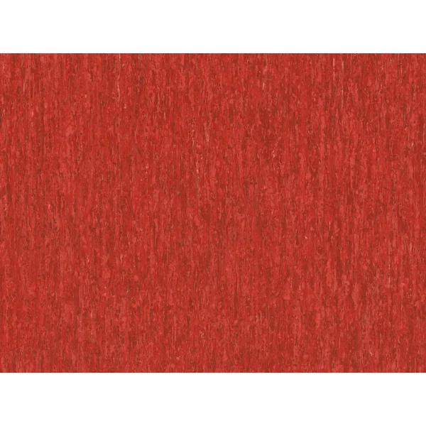 Covor PVC rosu 0259 Red iQ Optima Tarket tip Rola cu aspect Marmorat