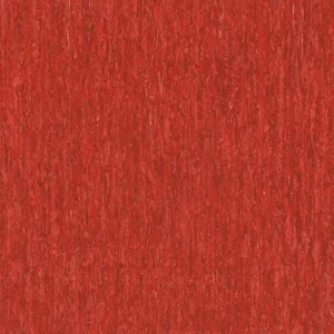 Covor PVC rosu 0259 Red iQ Optima Tarket tip Rola cu aspect Marmorat