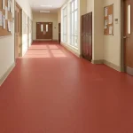 Covor PVC roșu eterogen, trafic comercial intens, 2 mm, Tarkett Spark A13