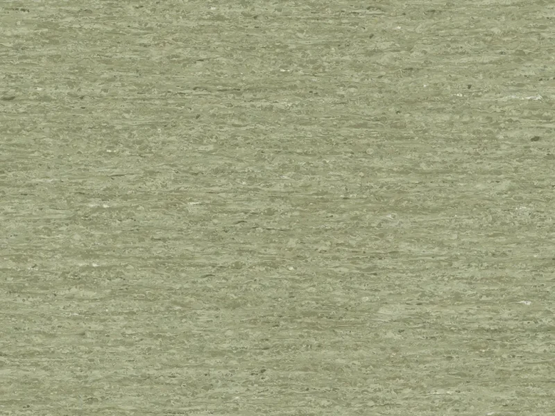 Covor PVC verde 0836 Sage Green iQ Optima Tarket tip Rola cu aspect Marmorat