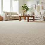 Mochetă frisé bej interior, Parana 34, AW Carpets 4ml