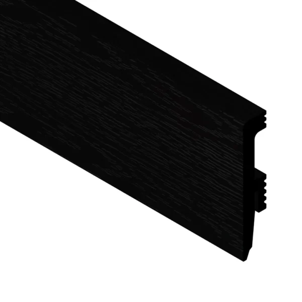 Plinta din polimer colectia Amber neagra 220x8x1.6 cm - Fără categorie