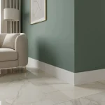 Plintă din polimer dur albă colecția Coral 220x10 cm - Fără categorie