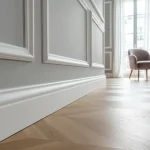 Plintă Duropolimer WoodClass Granat Albă 220x12x1.6 cm - Fără categorie