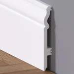 Plintă Duropolimer WoodClass Granat Albă 220x12x1.6 cm - Fără categorie