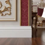 Plintă Duropolimer WoodClass Granat Albă 220x12x1.6 cm - Fără categorie