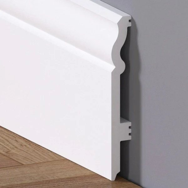 Plintă Duropolimer WoodClass Granat Albă 220x12x1.6 cm - Fără categorie