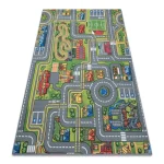 Covor pentru copii cu model urban, antiderapant, 95×133 cm, REBEL ROADS City Life 97