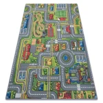 Covor pentru copii cu model urban, antiderapant, 95×133 cm, REBEL ROADS City Life 97
