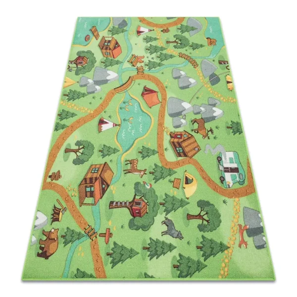 Covor pentru copii cu dinozauri, 95x133 cm, REBEL ROADS Dino World 29 (copie)