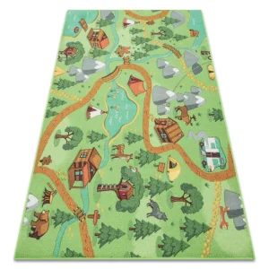 Covor pentru copii cu dinozauri, 95x133 cm, REBEL ROADS Dino World 29 (copie)