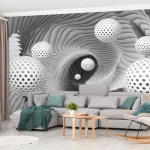 Tapet 3D și Fototapet: Ghid pentru un Dormitor și Living de Vis