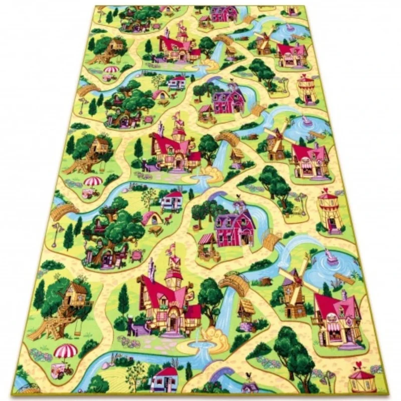 Covor camera copii cu desen basm, Rebel Roads Fairy Tale, 95 x 133 cm