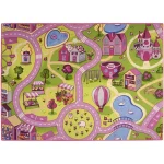 Covor de joacă copii, parc de distracții, Rebel Roads Fairground Life, 95 x 200cm