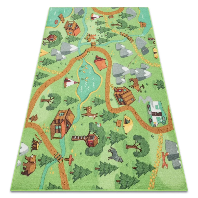 Covor pentru copii cu dinozauri, 95x133 cm, REBEL ROADS Dino World 29 (copie)