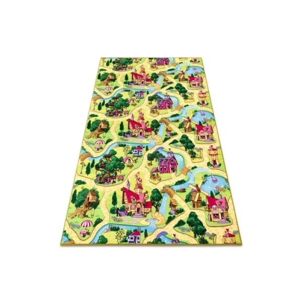 Covor camera copii cu desen basm, Rebel Roads Fairy Tale, 95 x 133 cm