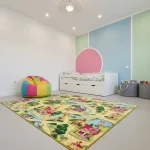 Covor copii cu model poveste multicolor, 140x200 cm, Fairy Tale, Rebel Roads