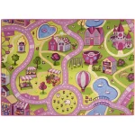 Covor de joacă copii, parc de distracții, Rebel Roads Fairground Life, 95 x 133 cm