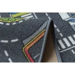 Covor pentru copii cu design urban anti-alunecare, 95x133 cm, REBEL ROADS Urban life 97