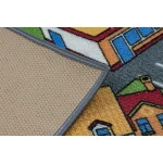 Covor pentru copii cu model oras, Village Life anti-alunecare, 95 x 200 cm, Rebel Roads AW (copie)