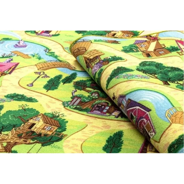 Covor camera copii cu desen basm, Rebel Roads Fairy Tale, 95 x 133 cm