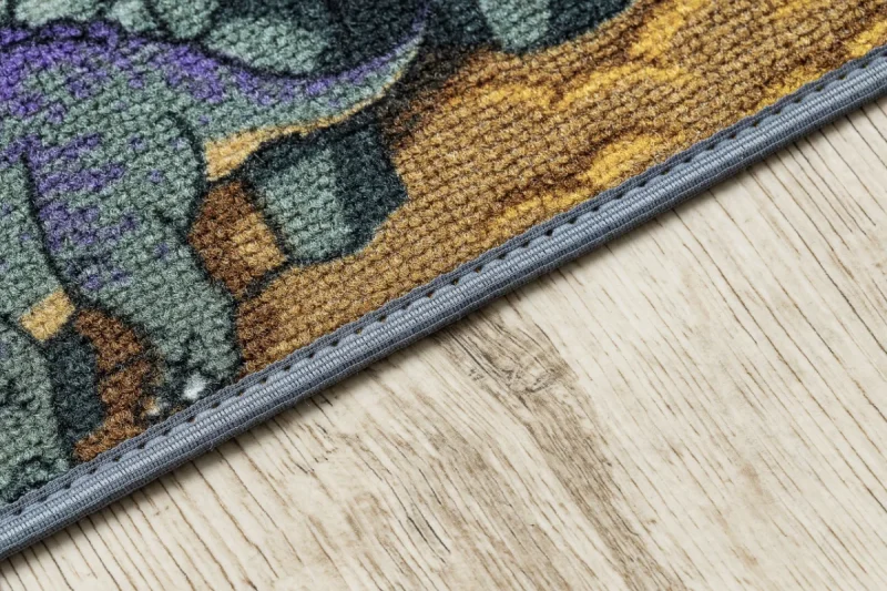 Covor pentru copii cu dinozauri, 95x133 cm, REBEL ROADS Dino World 29