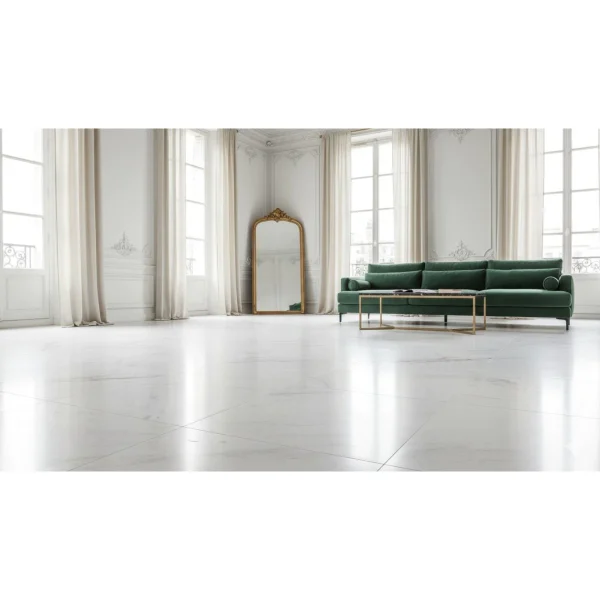 Marmura Blanco Ibiza, placaj lustruit, 60x30 cm, interior-exterior