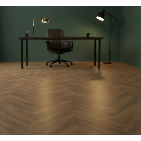 Parchet SPC EPASTEP GRIT 1406HB Redwood Herringbone