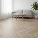 Parchet SPC mineral, model Herringbone, gri, Epastep Stamford