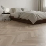 Parchet SPC mineral, model Herringbone, gri, Epastep Stamford