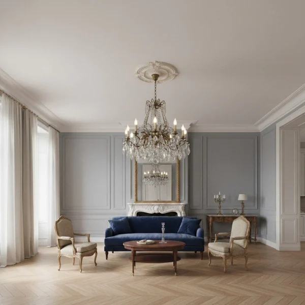 Rozeta de tavan decorativa, Manavi R120, 77 cm