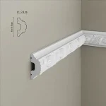 Brau de perete Polimer rigid Manavi B9 49x24x2000 mm