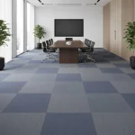 Mocheta dale buclată albastra, trafic intens, 50×50 cm, Elemental 9561, Tapibel - Mocheta dale birouri