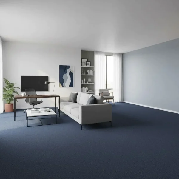 Mocheta dale buclată albastru inchis, Elemental 9562, Tapibel, 50×50 cm