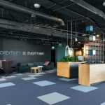 Mocheta dale buclată albastru marin trafic intens, Elemental 9567, Tapibel, 50×50 cm 6 Mocheta dale buclată albastru marin trafic intens, Elemental 9567, Tapibel, 50×50 cm