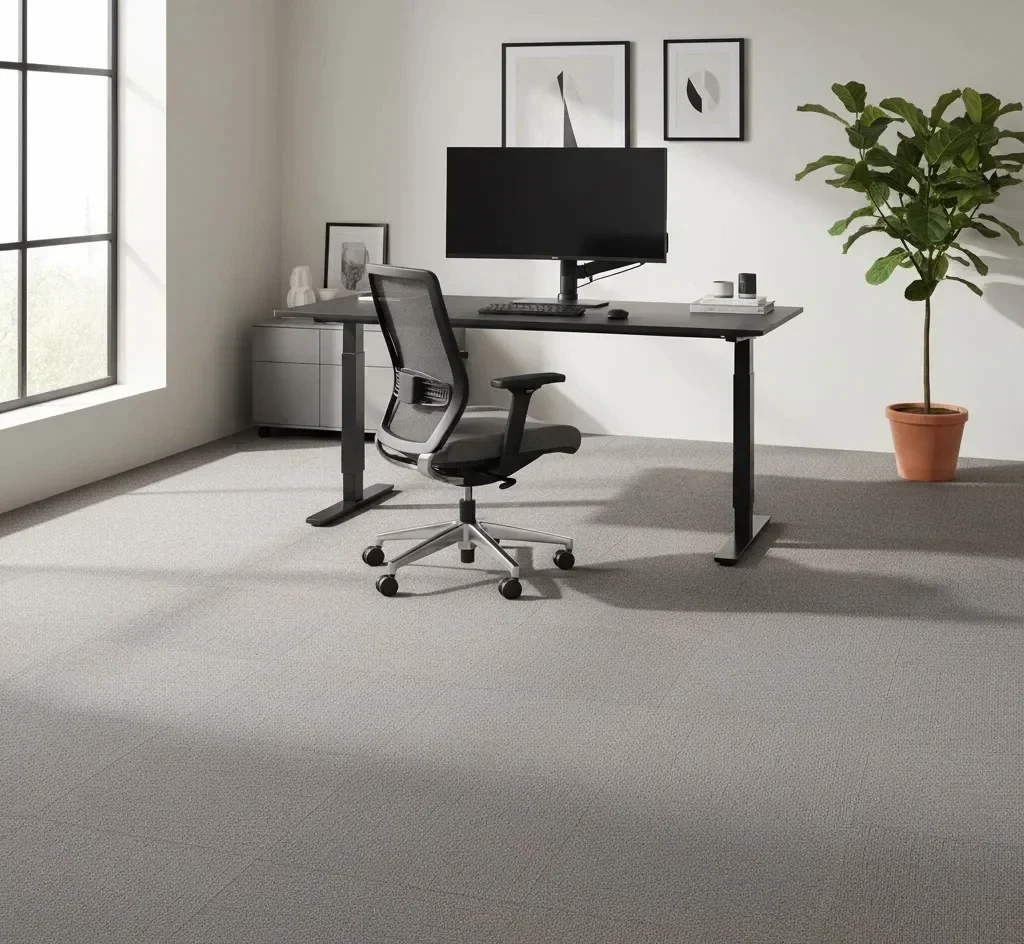 Mocheta dale buclată gri maroniu, Elemental 9544, Tapibel, 50×50 cm