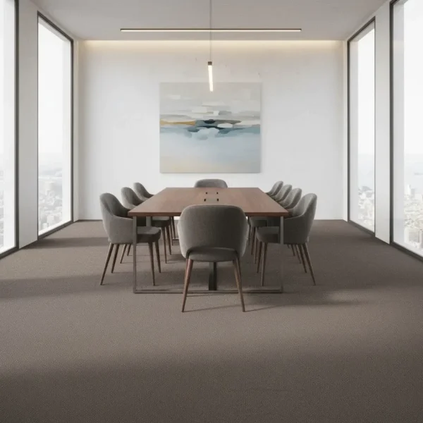 Mocheta dale buclata maro, trafic intens 50x50 cm, Elemental 9530, Tapibel