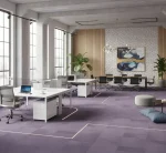 Mocheta dale buclată mov, trafic intens, 50×50 cm, Elemental 9597, Tapibel